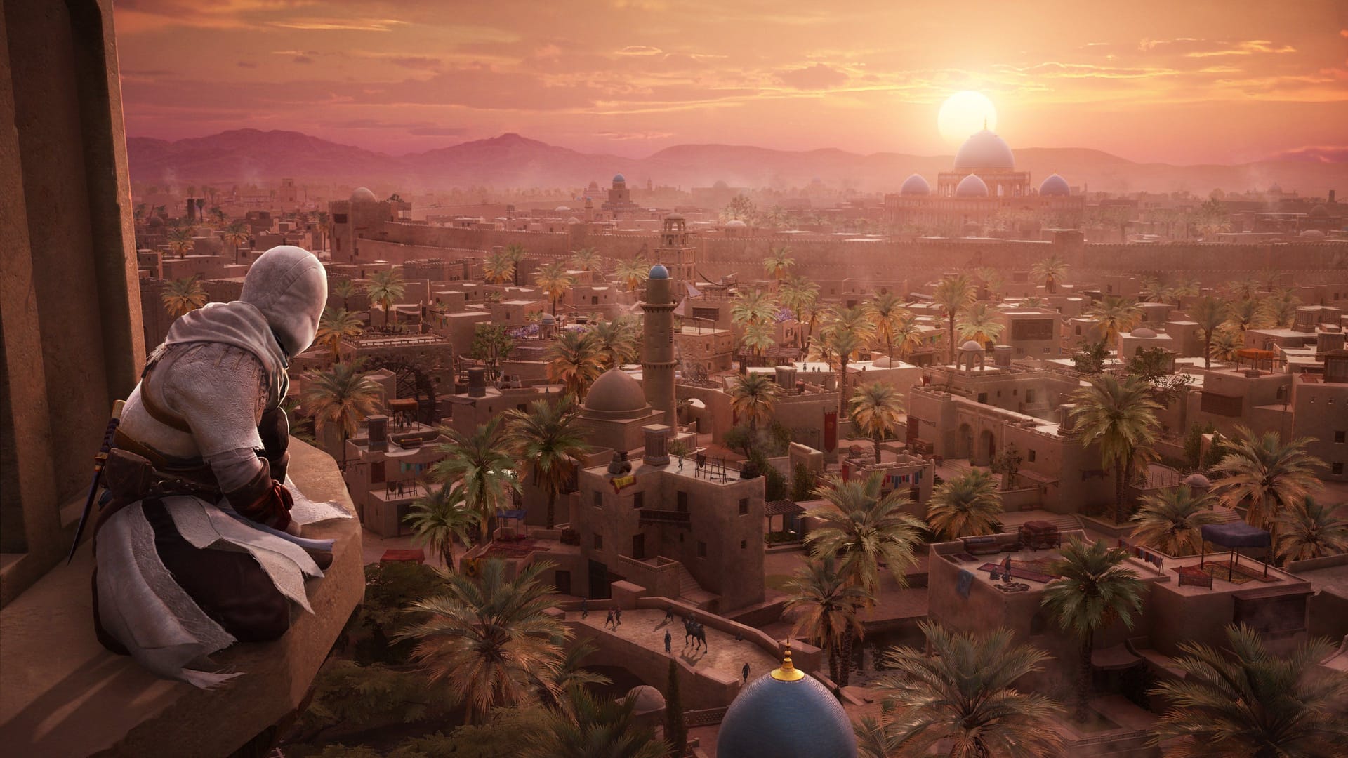 Die Straßen Bagdads im 9. Jahrhundert: In "Assassin´s Creed Mirage" erlebt man die Abenteuer des Straßendiebs Basim. Die Straßen Bagdads im 9. Jahrhundert: In "Assassin´s Creed Mirage" erlebt man die Abenteuer des Straßendiebs Basim.